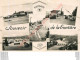 64.  HENDAYE .  Souvenir De La Frontière .  CP Multivues . - Hendaye