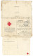 1916 - Formulaire Triptyque De KAMEN ( Allemagne ) Croix Rouge - Red Cross