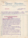 NAPOLI - DOCUMENTO - 2 FATTURA - THERMOS NAPOLETANA - SOC. ANONIMA PE LA APPLICAZIONI OSSI - 1928 - Italie