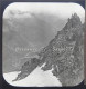 Rare Chamonix 1868 * Les Grands Mulets, Cabane Sylvain Couttet Et 1ère Cabane De 1853 * Plaque Verre Bisson - Diapositiva Su Vetro