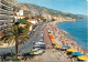 06. MENTON. LA PLAGE ET QUAI GENERAL LECLERC DE HAUTECLOQUE. VOITURES. 1963 - Menton