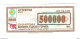 *jugoslvia Juge Petrol Bon Benzin-dizel 500000 Dinara  1993  J78  Unc - Yugoslavia