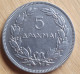 GREECE / GRIEKENLAND: 5 DRACHMAI 1930 KM71.2 UNC - Greece