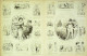 La Caricature 1881 N°  77 Le Public Au Salon Trock Gd Prix Robida Loys - Tijdschriften - Voor 1900