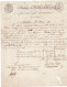 LIVORNO -DOCUMENTO -  FATTURA - VENDITA AL PUBBLICO INCANTO PER CONTO DEGLI ASSICURATORI - 1840 - Italien