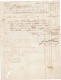 LIVORNO -DOCUMENTO -  FATTURA - VENDITA AL PUBBLICO INCANTO PER CONTO DEGLI ASSICURATORI - 1840 - Italy