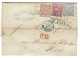 1870 - Letter From Cöln To Paris - Franking Michel N°3,4,5 - Lettres & Documents