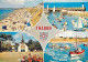 44 - Tharon Plage Saint Michel Chef Chef - Multivues - Blasons - Plage - Bateaux - Flamme Postale - CPM - Voir Scans Rec - Saint-Michel-Chef-Chef