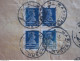 RUSSIA RUSSIE РОССИЯ STAMPS COVER 1924 REGISTER MAIL RUSSIA TO ITALY RRR RIF.TAGG. (34) - Storia Postale