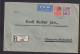 1937 - Einschreib-Luftpostbrief Ab Valetta Nach Chemnitz - Mängel - Malte (Ordre De)