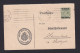 1919 - Dienst-Frage-Ganzsache Vom Statist. Landesamt (DPB 39F) Ab Stuttgart - Other & Unclassified