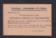 30.11.1923 - Freistempel Lübeck "16ooo" Für 16 Milliarden - Ortsdrucksachen-Karte - Covers & Documents