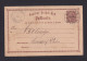 1873 - Hufeisenstempel LÜBECK Auf 1/2 Gr. Ganzsachen-Karte  - Lettres & Documents