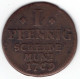 Erfurt / Mainz Johann Friedrich Karl Graf Von Ostheim (1743-1763) I Pfennig 1759 (Cu.) Schön 23, Ss - Piccole Monete & Altre Suddivisioni