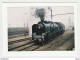 Carte De Voeux 2 Volets Avec Photo TRAIN Locomotive à Vapeur SCNF 231 à MONTEREAU Pour Le Téléthon 1992 - Año Nuevo