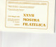Francobolli - Erinnofilia - Sassari '92 - Maggio Sassarese  XXVII° Mostra Filatelica - - Erinnophilie