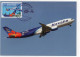 Carte Maxi  2020 1ER JOUR /avion AIRCALIN - Maximumkarten