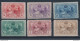 1907 SPAGNA, N. 236/41 Espo Madrid Effige Regina E Re Alfonso , 6 Valori , MH* - - Sonstige & Ohne Zuordnung