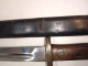 ANCIENNE BAIONNETTE A IDENTIFIER FOURREAU EN CUIR - Knives/Swords