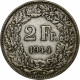 Monnaie, Suisse, 2 Francs, 1944, TTB, Argent, KM:21 - Autres & Non Classés