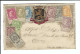 L'UNION FAIT LA FORCE  Carte Philatelie  Déposé D R G M No 222744 - Ottmar Zieher Munich 1905 Met Sterstempel SEVENEEKEN - Briefmarken (Abbildungen)