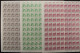 Berlin, MiNr. 611 A, 614-615 A, 100er Bogen, Postfrisch - Blocks & Sheetlets