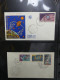 Delcampe - Motiv "Weltraum" FDC-Sammlung Meist 50er-60er Jahre Im Ring Binder #LY674 - Otros & Sin Clasificación