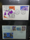 Delcampe - Motiv "Weltraum" FDC-Sammlung Meist 50er-60er Jahre Im Ring Binder #LY674 - Other & Unclassified