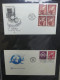 Delcampe - Vereinte Nationen New York FDCs Ab 1966 Besammelt Im Ring Binder #LY663 - Colecciones (en álbumes)