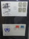 Delcampe - Vereinte Nationen New York FDCs Ab 1951 Besammelt Im Ring Binder #LY662 - Collections (with Albums)