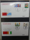 Delcampe - China Ca. 150 FDCs Aus Den 90er Jahren Im Ringbinder #LY643 - Autres & Non Classés