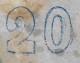 GREECE Plateflaw 20F6 On 1867-69 Large Hermes Head Cleaned Plates Issue 20 L Sky Blue Vl. 39 A / H 27 A Nb - Abarten Und Kuriositäten