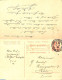 Switzerland 1909 Reply Paid Postcard (both Cards Used), Used Postal Stationary - Lettres & Documents