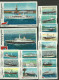 RUSSIA 1971 Matchbox Labels - MORFLOT - Merchant Marine (catalog # 223) - Matchbox Labels