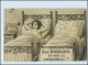 W8R29/ Frau Im Bett - Schlafstelle Zu Vermeieten  Humor AK 1913 - Humour