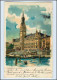 W7X08/ Hamburg Rathaus Litho AK 1899 Verlag: Karl Leykum - Mitte