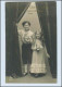 W7U31/ Geburtstag Kinder Mit Blumen Schöne Foto AK 1908 - Birthday