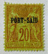 Port-Saïd YT N° 10 Neuf* Signé RP - Unused Stamps