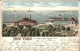 31735738 New_York_City The Harbor From The Battery Wasserraddampfer Litho - Sonstige & Ohne Zuordnung