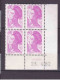 Delcampe - Série Complète De Coins Datés 6 Timbres  France 1982 Neuf** MNH Type LIBERTÉ 2239 à 2244 - 1980-1989