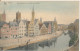 GENT   VUE PANORAMIQUE DU QAUI AUX HERBES      ZIE AFBEELDINGEN - Gent