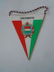 D202144 FANION - Hungary -Hungría - Portugal Match Ca 1970-80 -Wimpel - Pennon -  Flag  95 X 75 Mm - Bekleidung, Souvenirs Und Sonstige