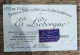 Carte De Visite E. LEBORQUE Forges De Pont De Bens Et D'Arvillard Léon Périsse Agen Toulouse Avis De Passage - Visiting Cards