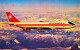LOT DE 5  CARTES, AVIONS - OLYMPIC AIRWAYS - DELTA AIR LINES - AIR CANADA - AIR FRANCE - CIRCULEE 1968 - 1946-....: Moderne