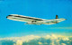 Delcampe - LOT DE 5  CARTES, AVIONS - OLYMPIC AIRWAYS - DELTA AIR LINES - AIR CANADA - AIR FRANCE - CIRCULEE 1968 - 1946-....: Moderne
