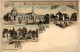 Nürnberg - Gruss Von Der Bayr. Landesausstellung 1896 - Litho - Nürnberg