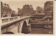 Pont Et Place St Michel, Paris France. Tramway, Goélette, Animation, Arche Lettre N  Coté Pont. Escalier Edit. B 2 Sc - Plazas