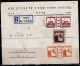 ISRAEL 1945 MAMDAT REGISTERED  COVER SENT IN 23/4/45 FROM HADERA TO TEL-AVIV  VF!! - Sonstige & Ohne Zuordnung