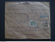 RUSSIA RUSSIE РОССИЯ STAMPS COVER 1923 Registered Mail RUSSIE TO ITALY RRR PERFORATED 12 RIF.TAGG. (8) - Storia Postale