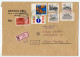 Germany, West 1980 Insured V-Label Cover; Wörth A Rhein To Worms-Abenheim; Mix Of Mostly Berlin Stamps - Covers & Documents